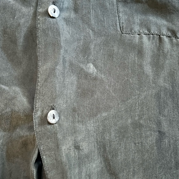 Vintage Creative Edge Silk Button Down Shirt M - Picture 3 of 9